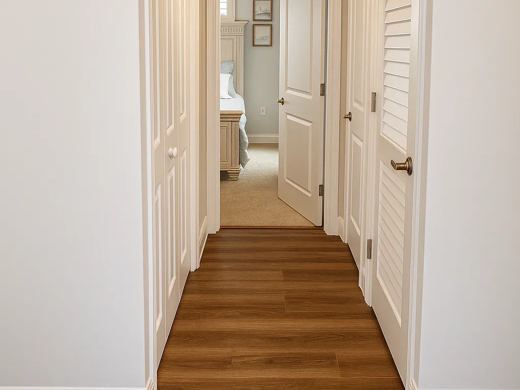 Hallway Leading to Bedrooms &amp;amp; Bathroom