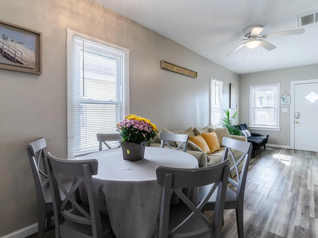 Indoor dining area