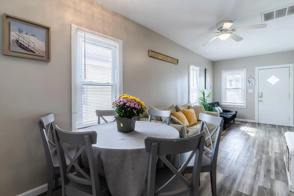 Indoor dining area