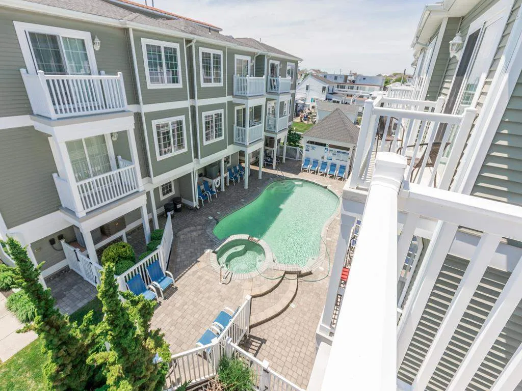 Master BR Balcony Pool View 2