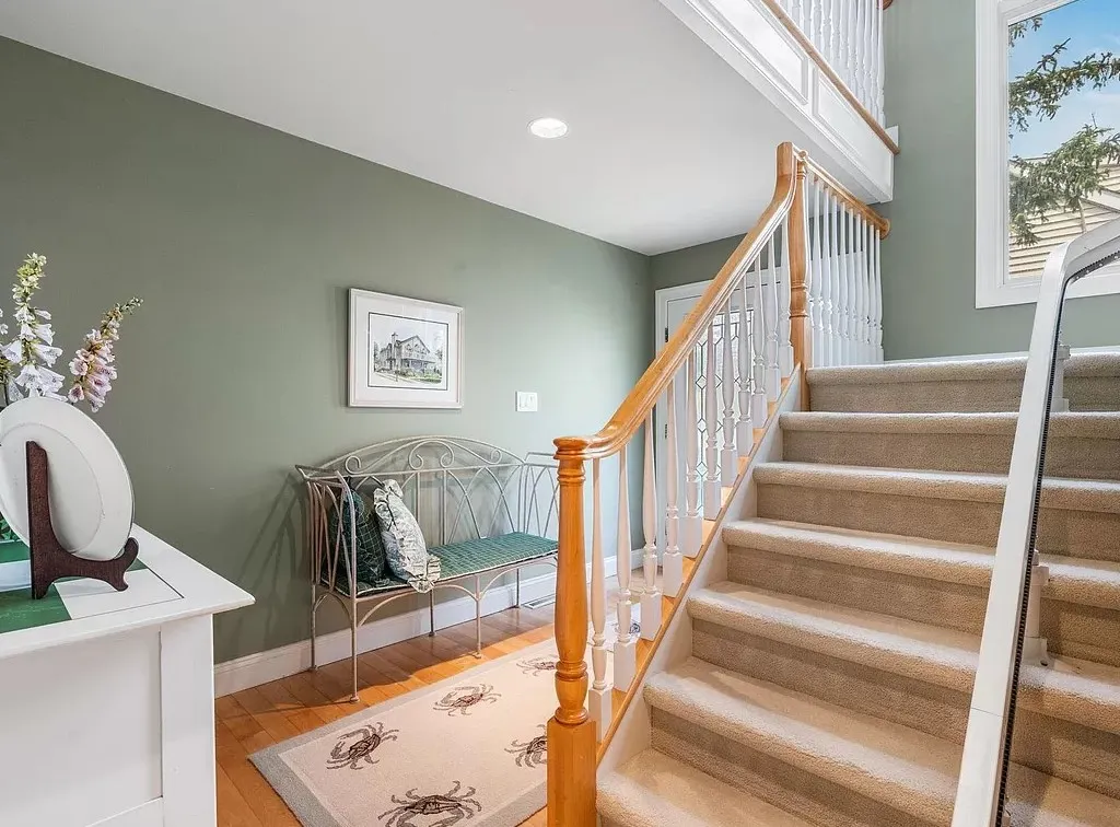 Staircase with chairlift