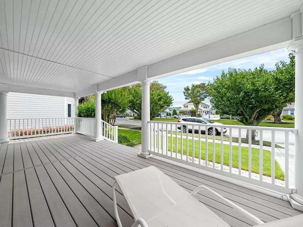 first floor front deck