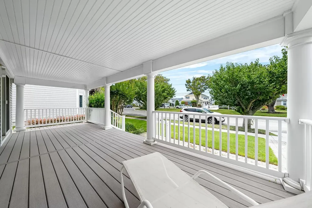 first floor front deck