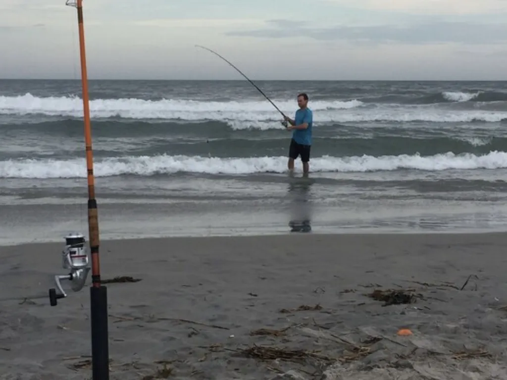Surf fishing