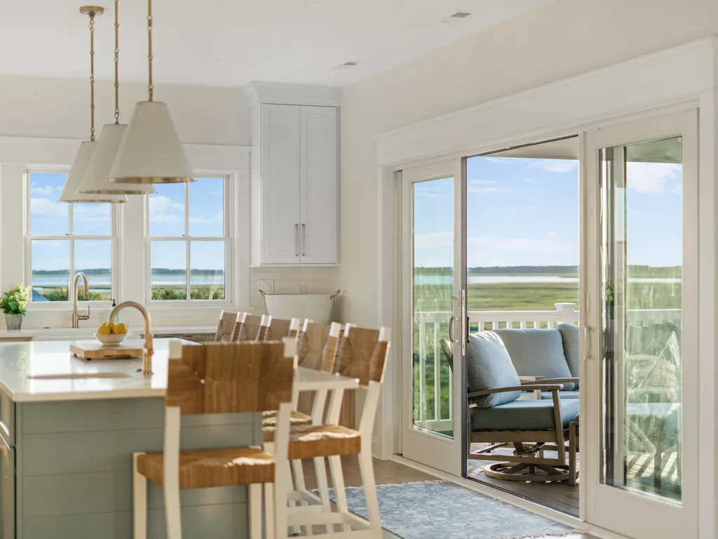 kitchen with beautiful views
