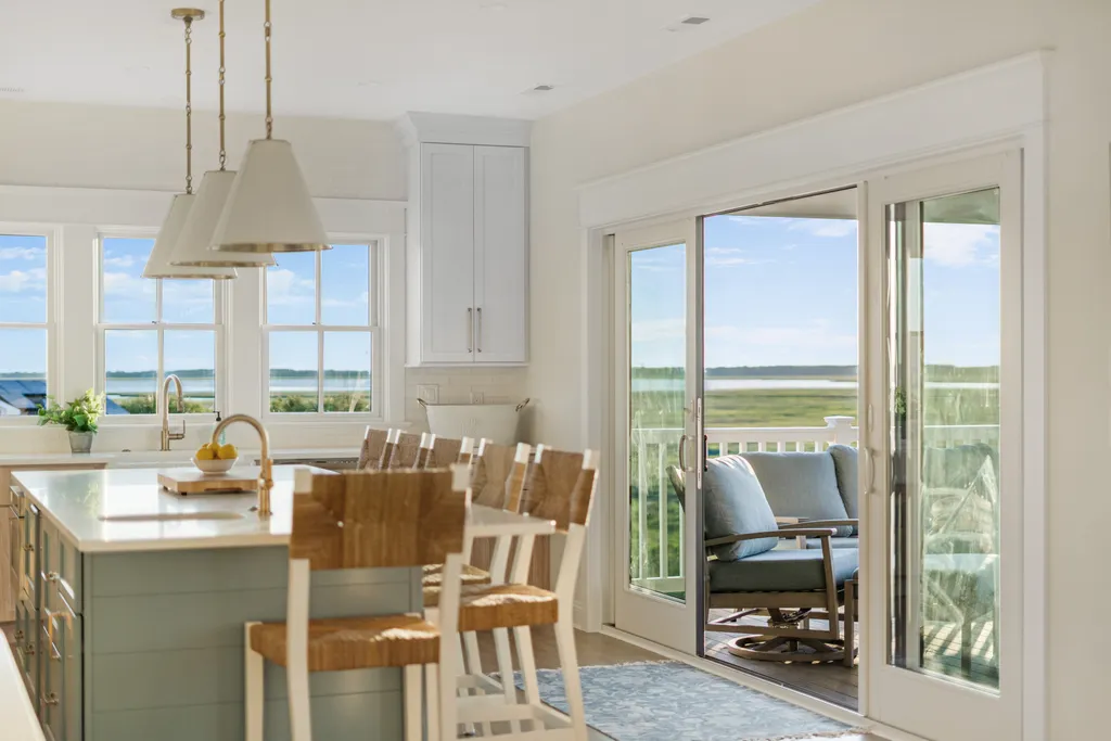 kitchen with beautiful views