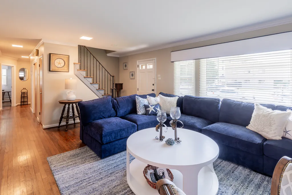 open concept living room 