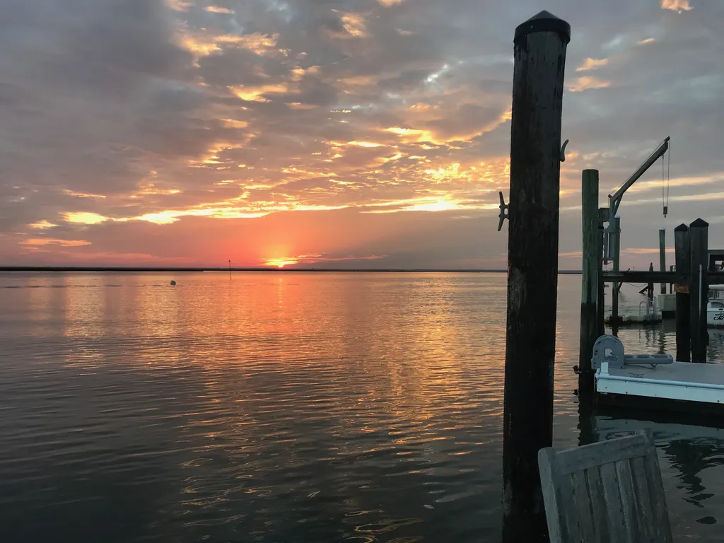 Sunset from dock