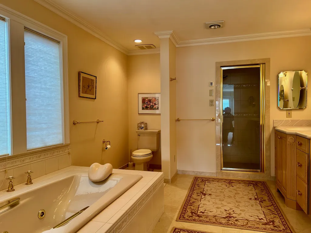 Master bath with jacuzzi
