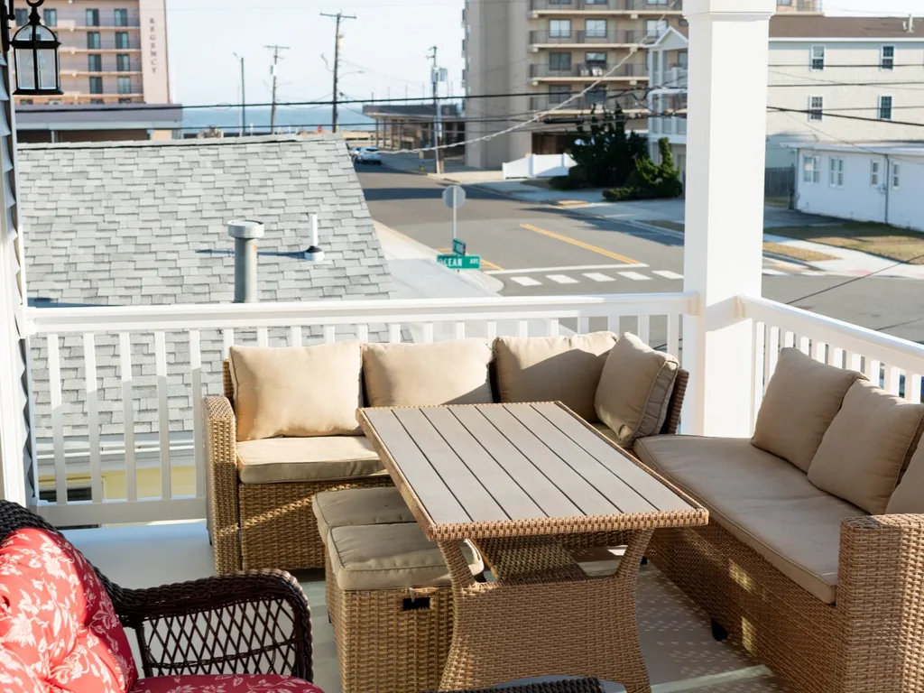 front deck with ocean views