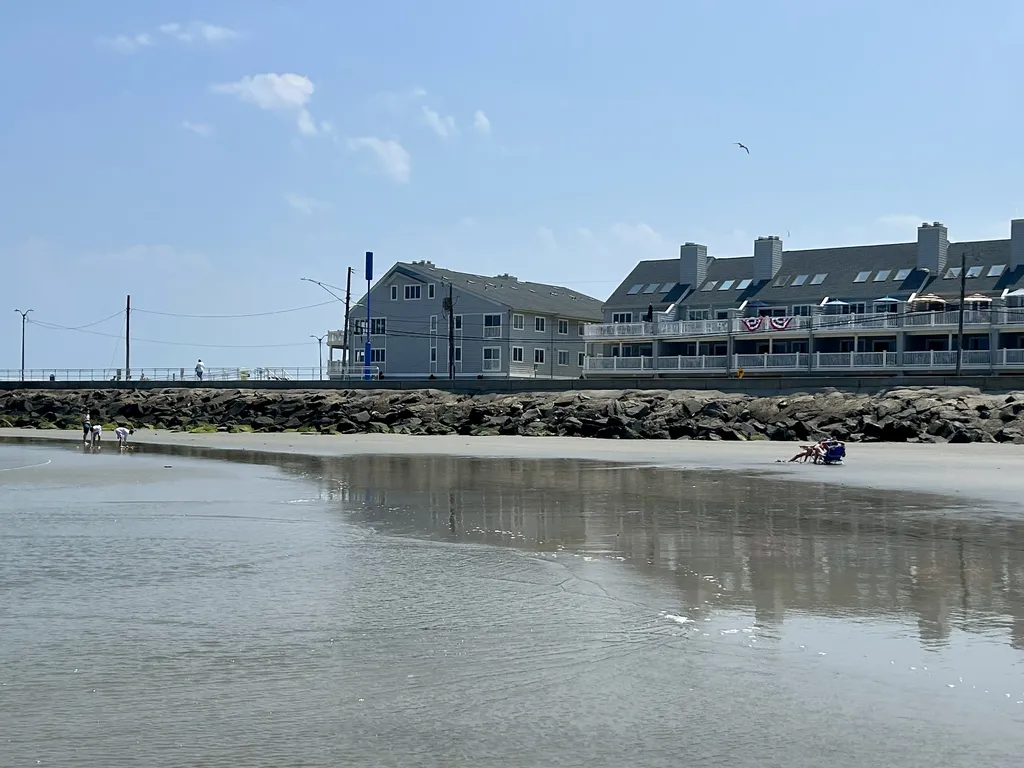 View from the beach