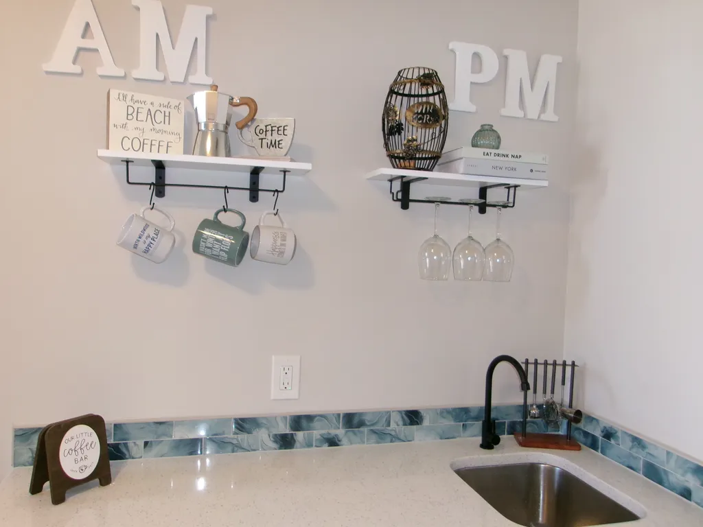 2nd Floor Coffee &amp;amp; Wine Bar with Mini Fridge