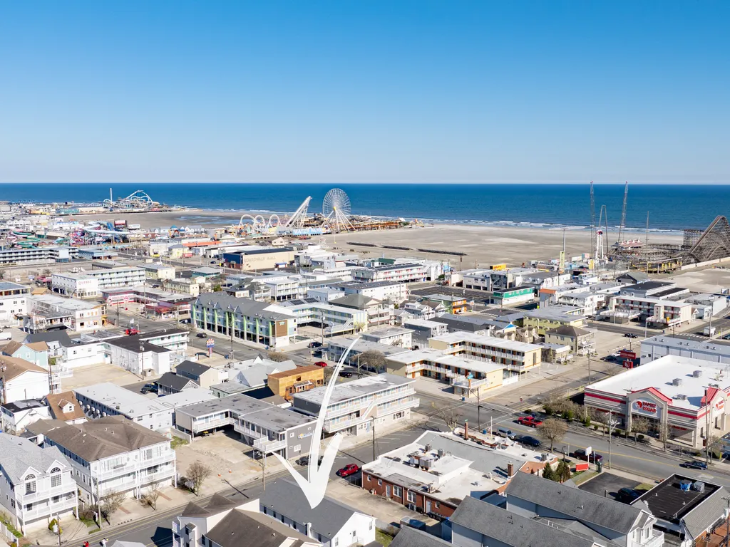 Enjoy a short walk to the famous Wildwood beaches, Boardwalk, and Convention Center. 