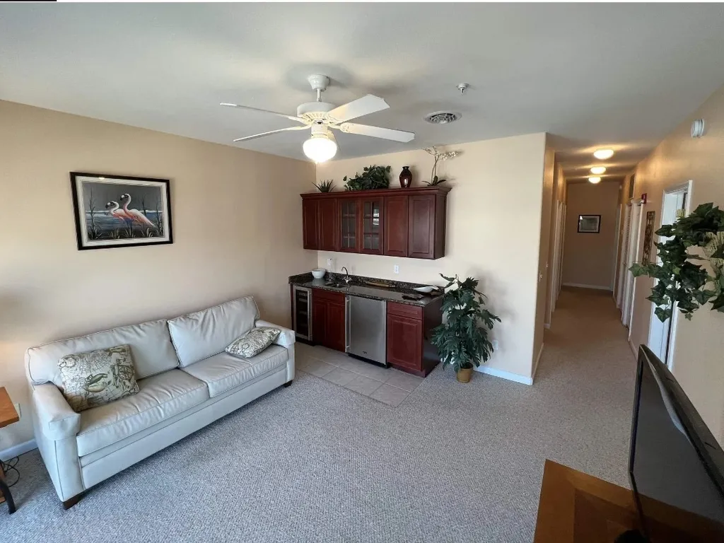 2nd floor den with wet bar