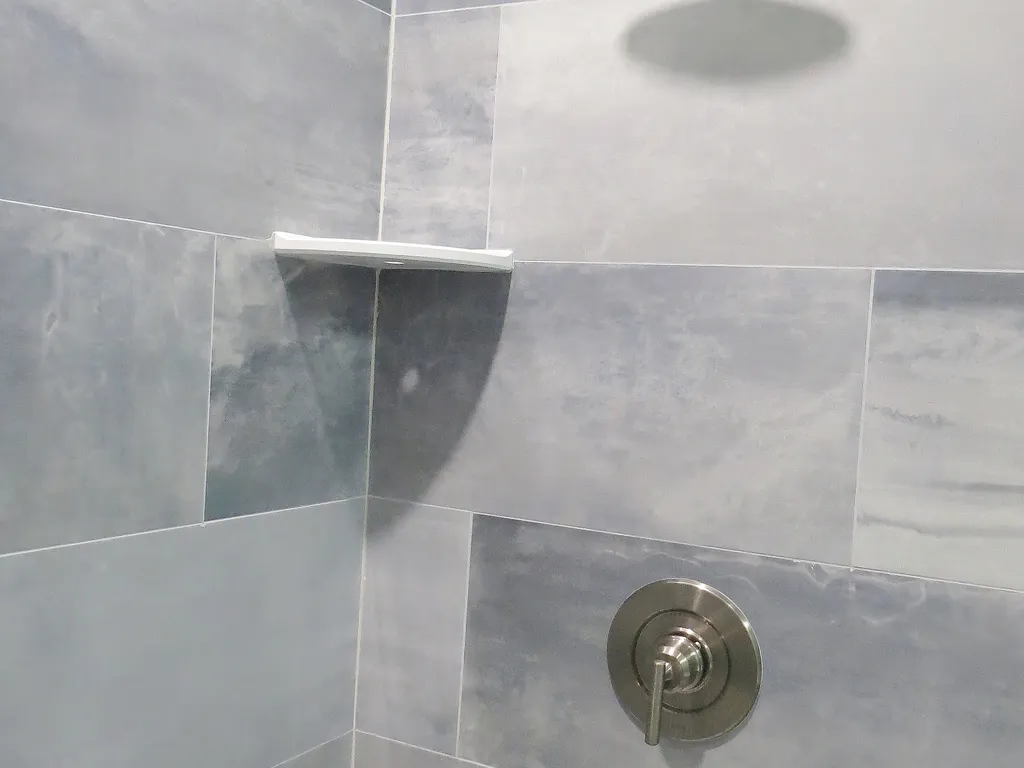 Master Bathoom: rain head shower