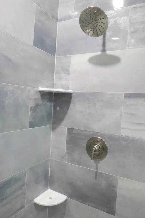 Master Bathoom: rain head shower