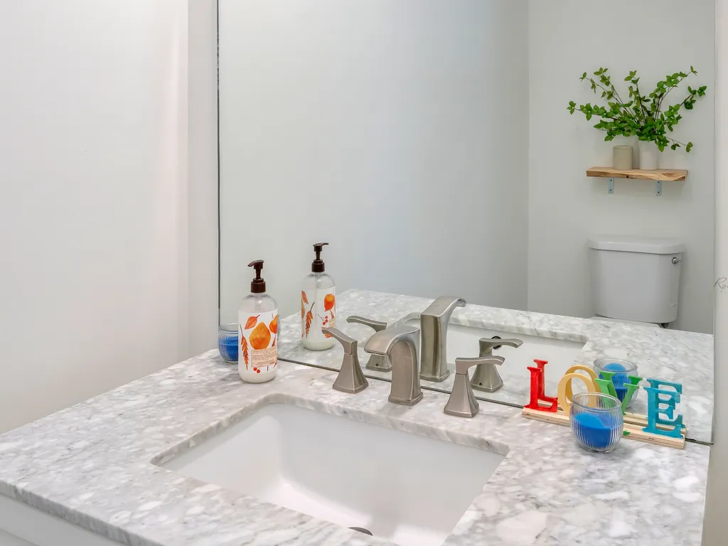 First floor half bathroom