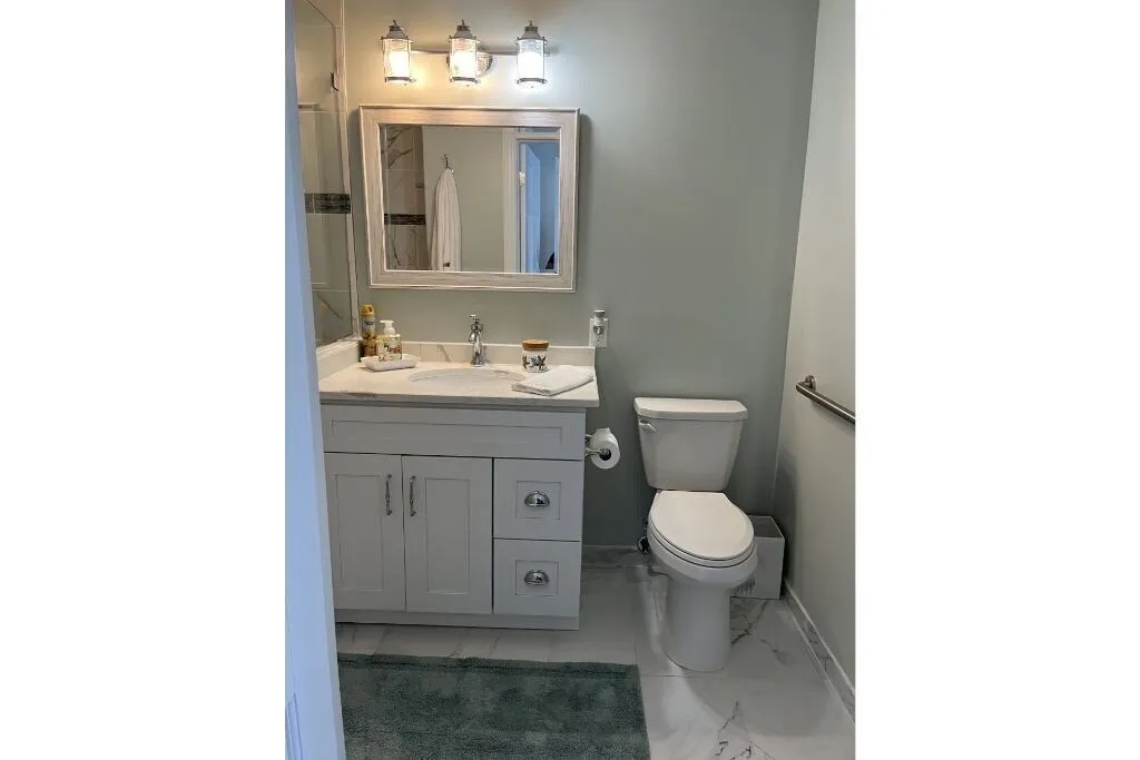1st floor full bath walk in shower