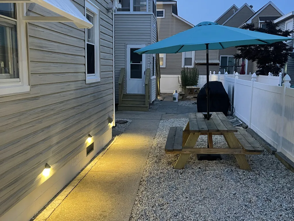 Outdoors at night