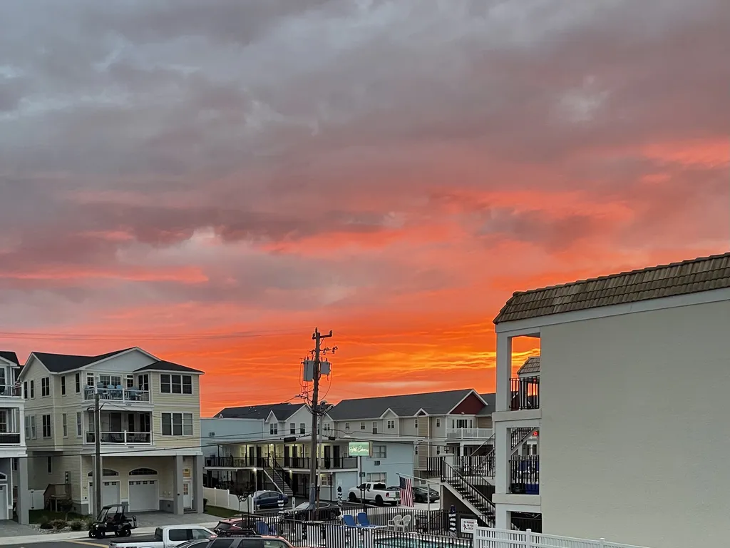 Sunsets from the balcony