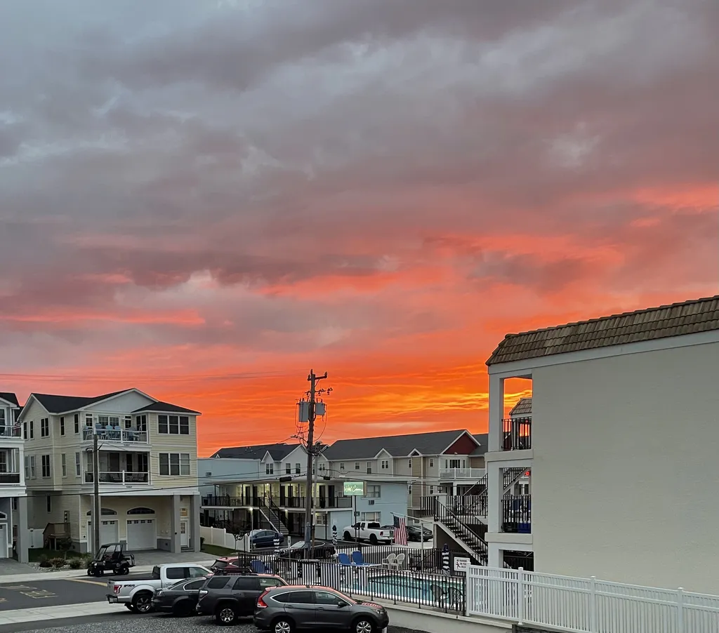Sunsets from the balcony
