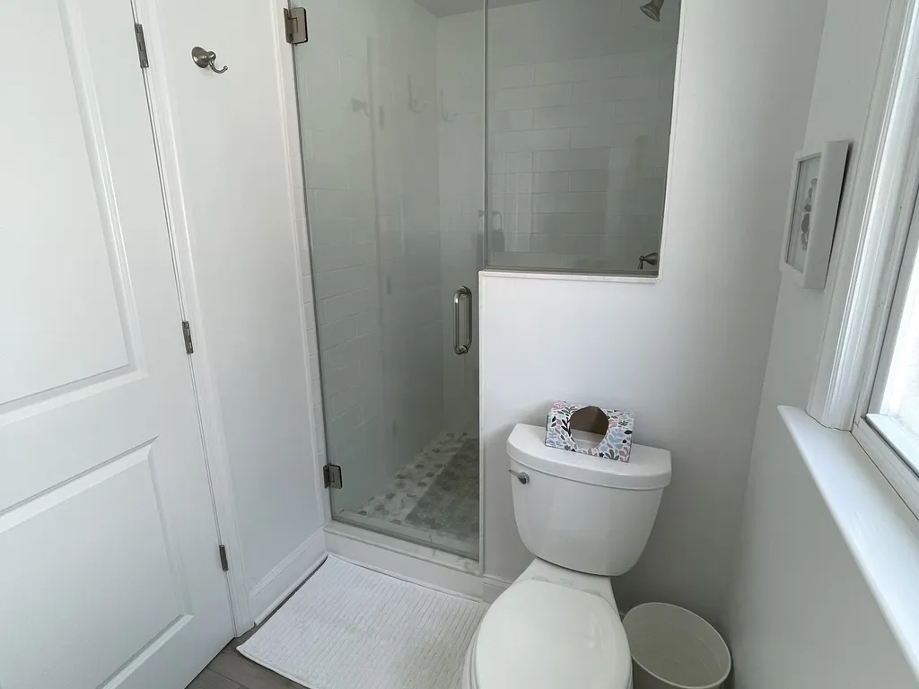 first floor bathroom with shower