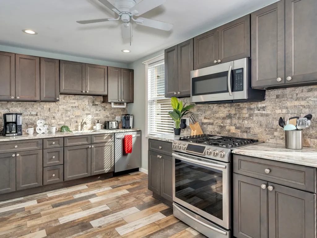 Fully equipped kitchen for your stay.