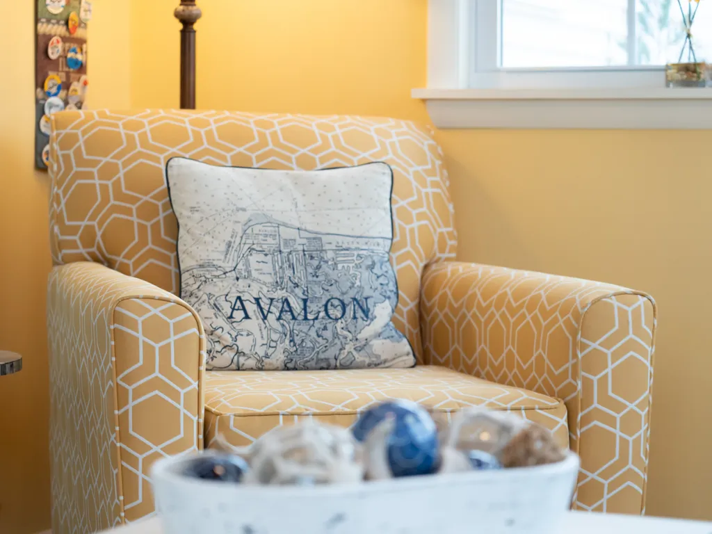 Bright sunroom at the front of the home