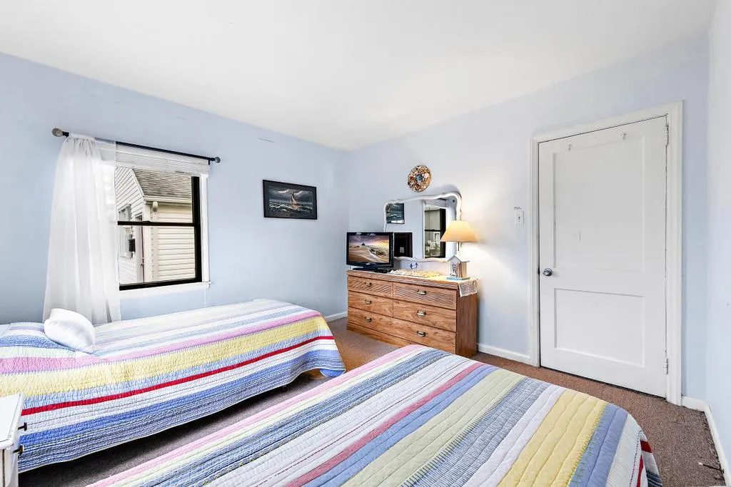 Two single beds, bedroom 1 second view.