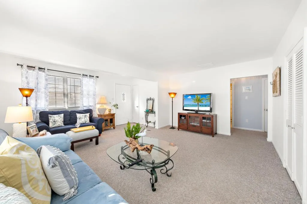 Living room seating - couch and loveseat.