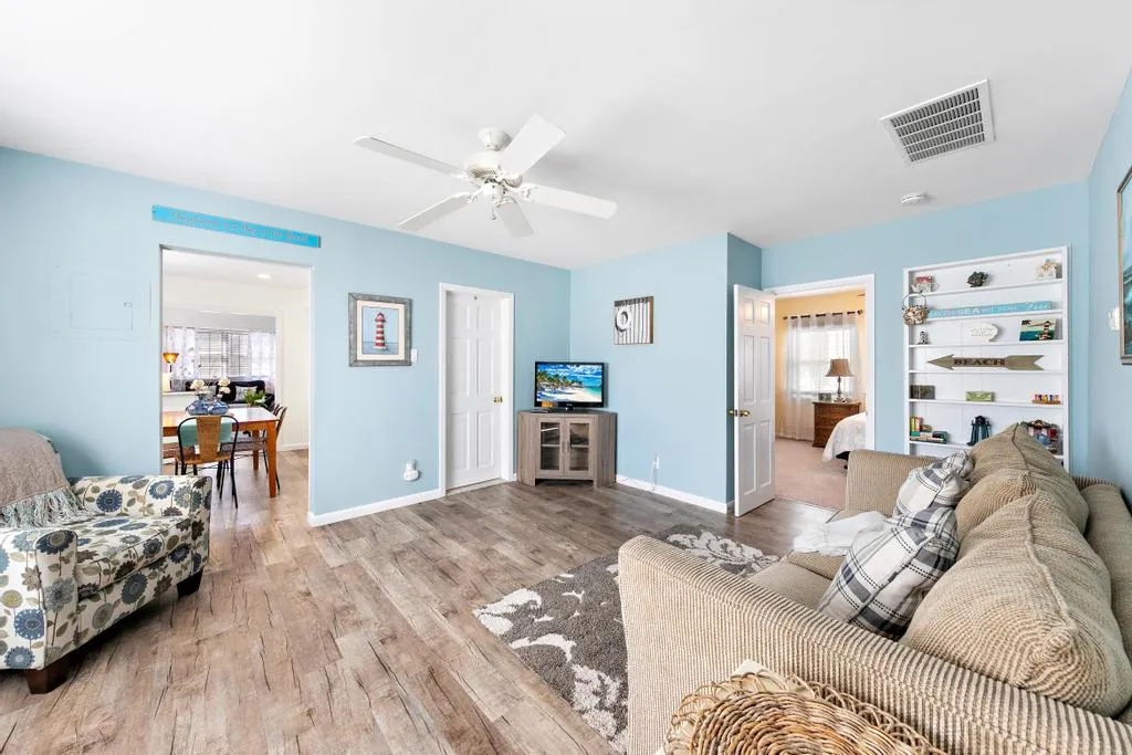 Den with flat screen TV and games for the kids! 