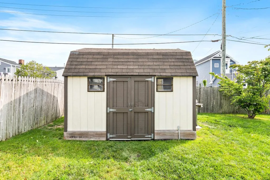 Shed works to store your bikes.