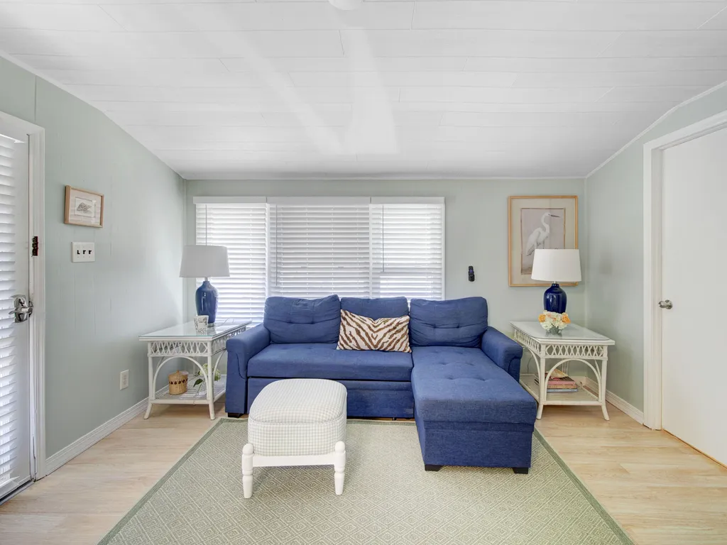 Living room w/ sofa bed