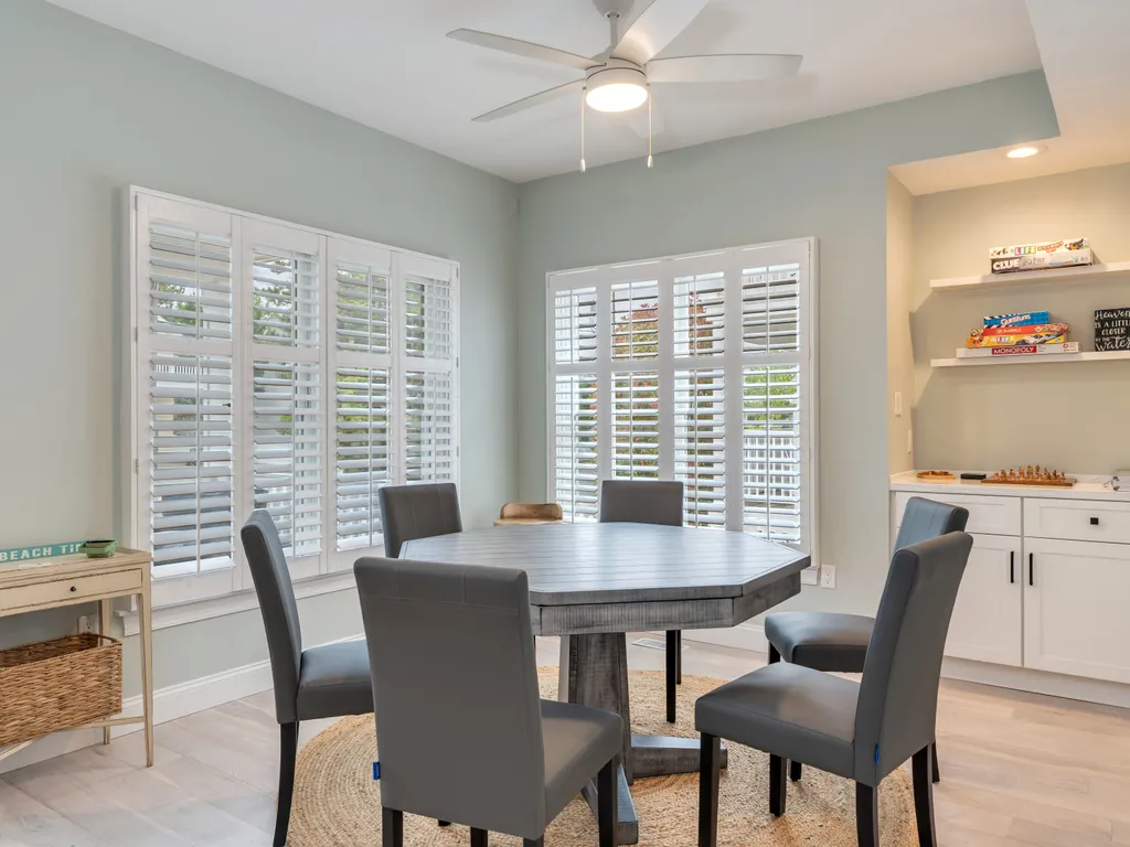 Enjoy meals together at this home