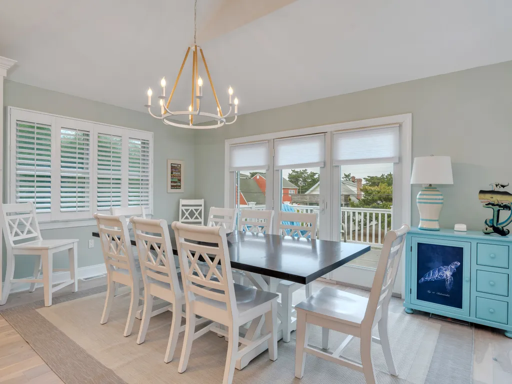 Enjoy meals together in this stylish dining area
