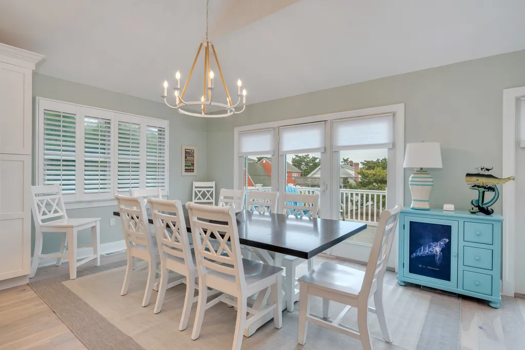 Enjoy meals together in this stylish dining area