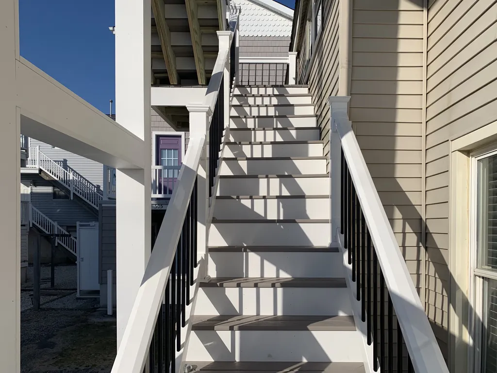 Steps to the 3rd floor unit.
