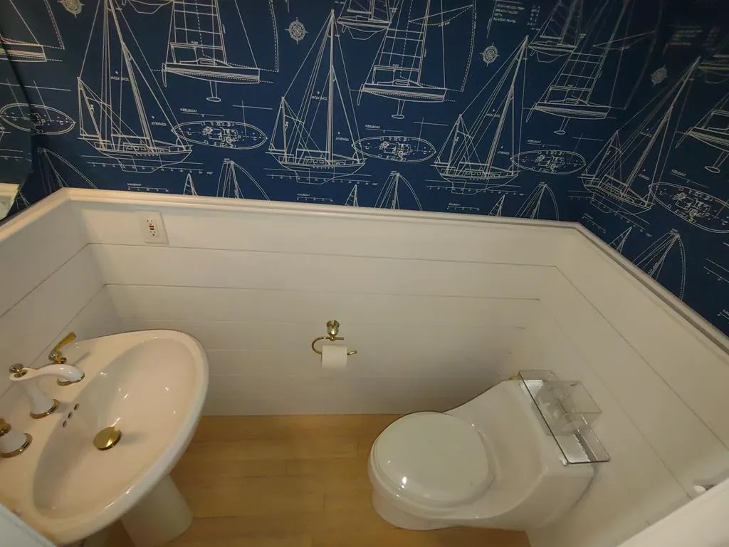 Living Level powder room