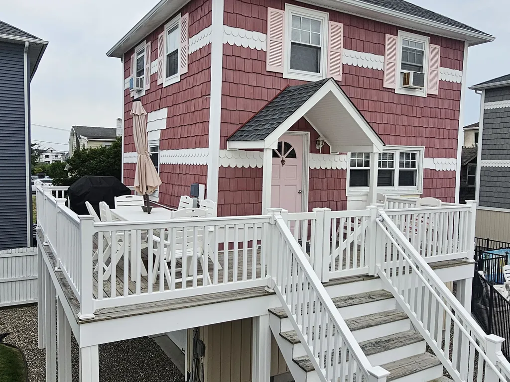 Exterior deck area view