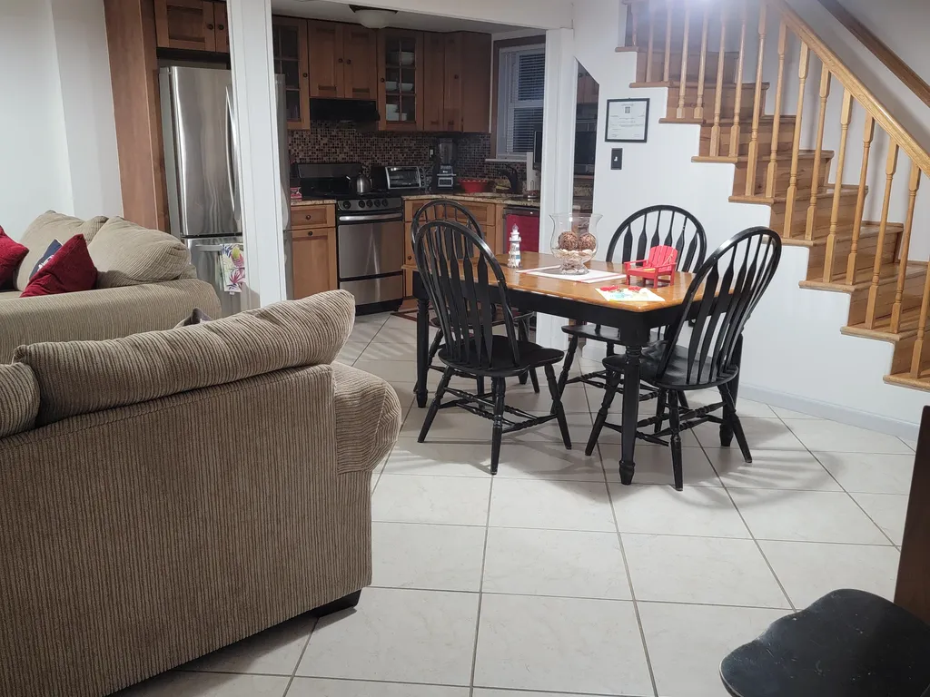 Kitchen and dining area