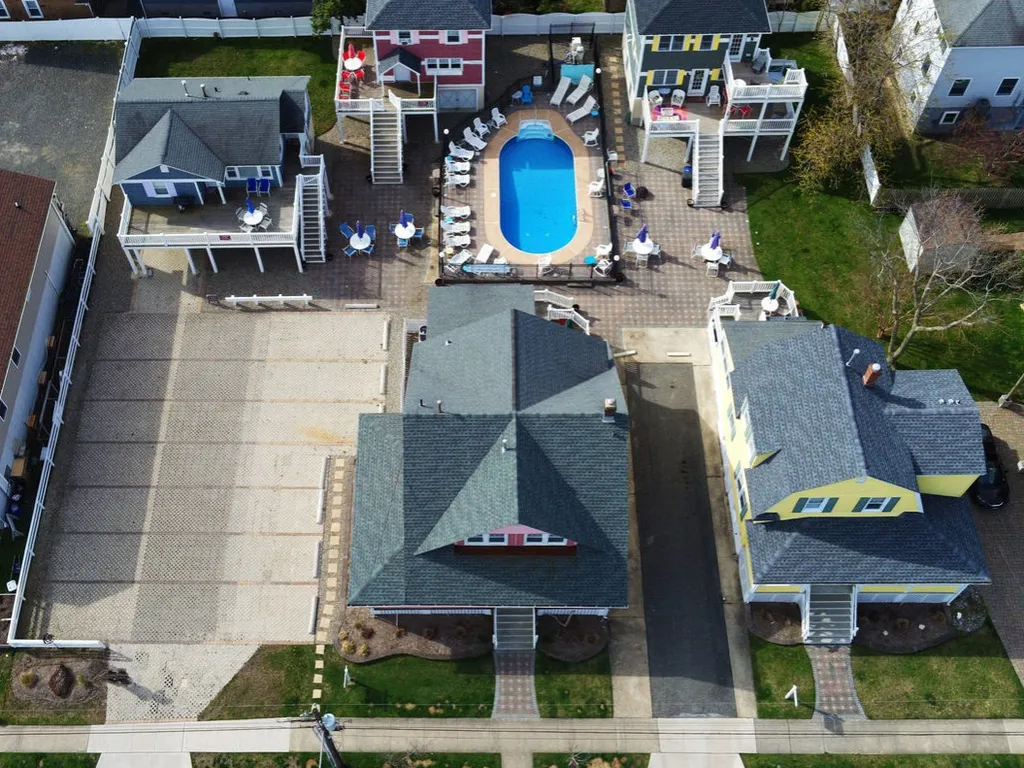 Aerial of entire property (prior to renovations)
