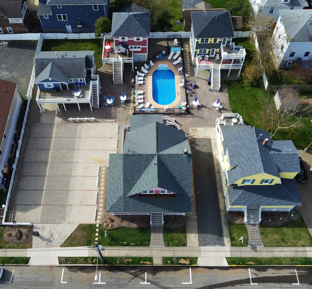 Aerial of entire property (prior to renovations)