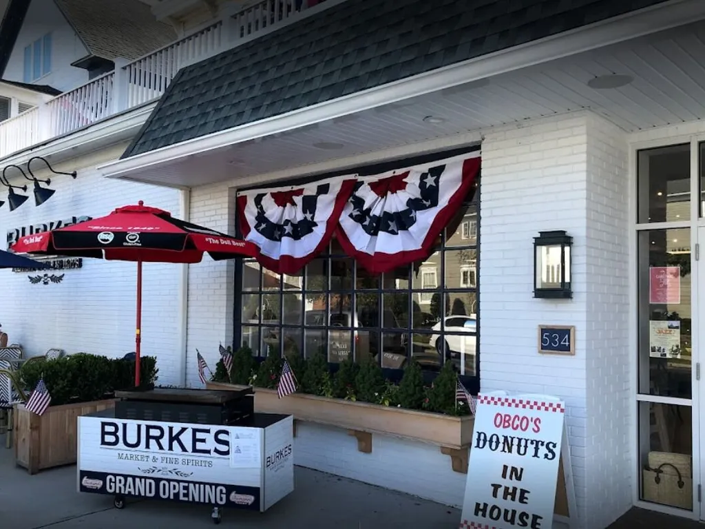 A few steps across the street to Burkes for anything you need.
