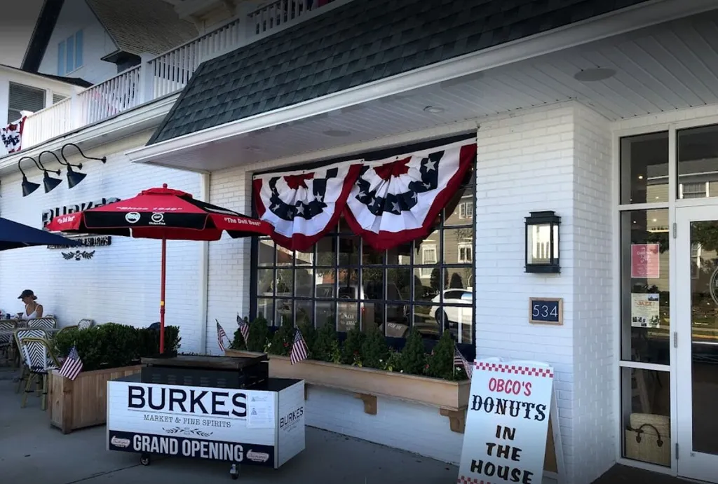 A few steps across the street to Burkes for anything you need.