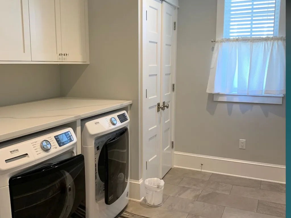 Second floor laundry room