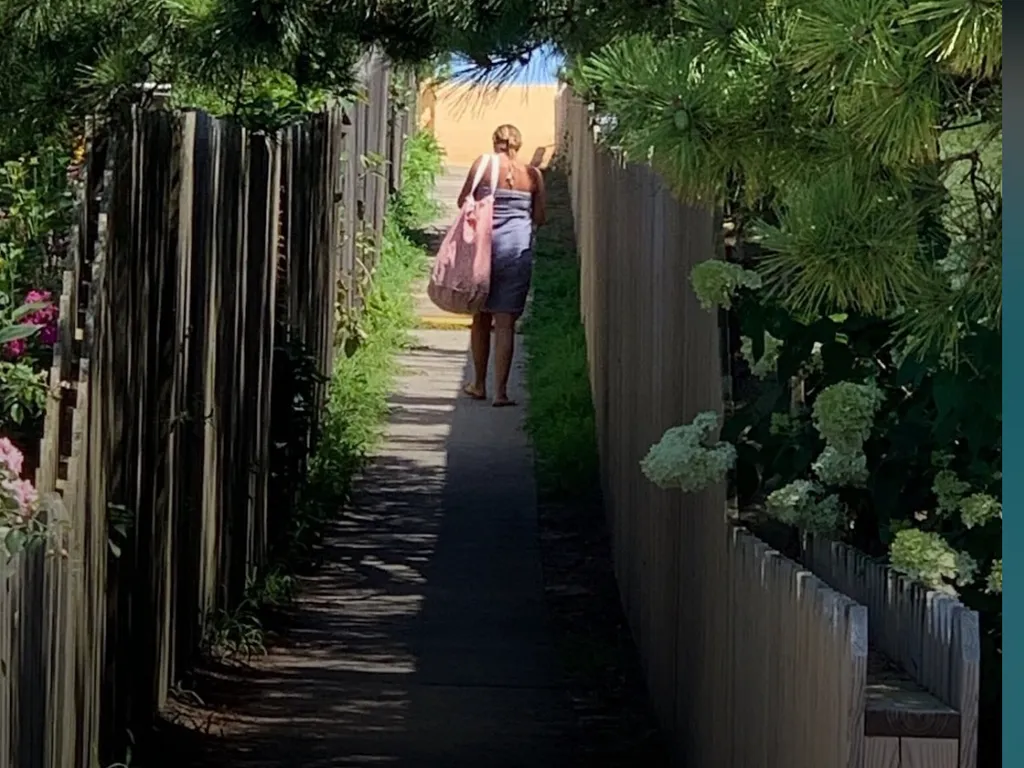 Hidden beach access steps from quietest beach in Bay Head