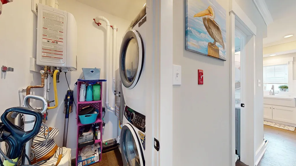 Washer and dryer in home
