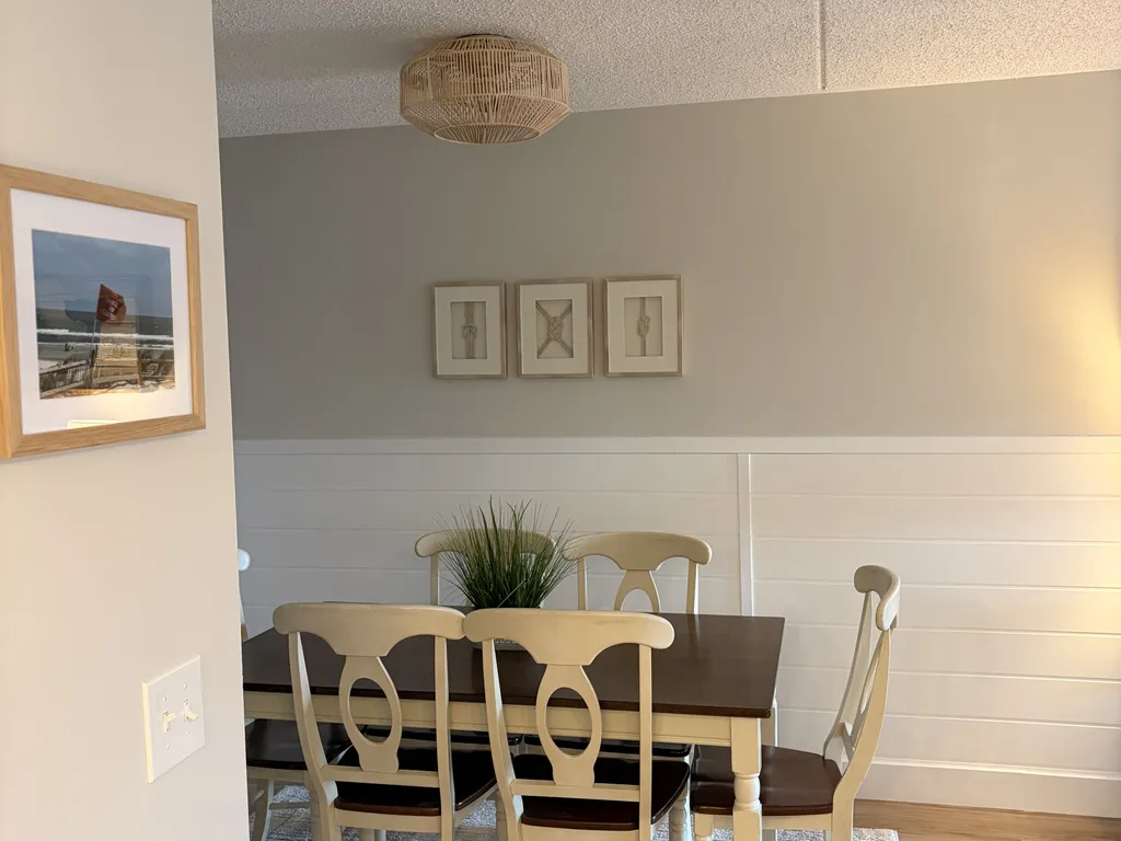 Dining from kitchen.