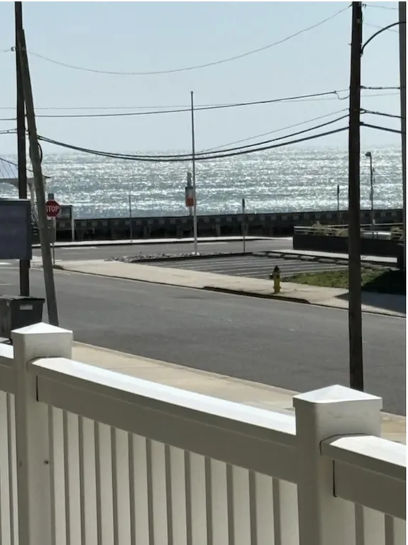 View of ocean from balcony