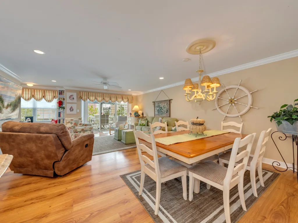 Dining Area with View of Living Room